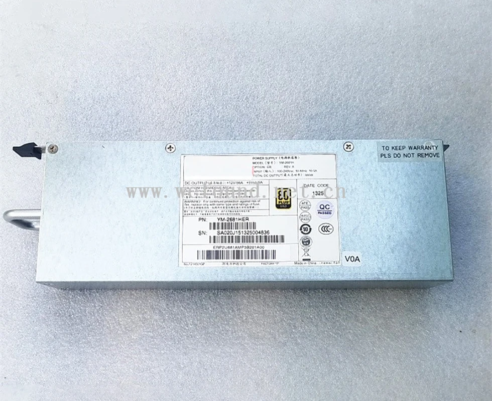 

680W Hot-Swappable Server Redundant Power Supply Original YM-2681H