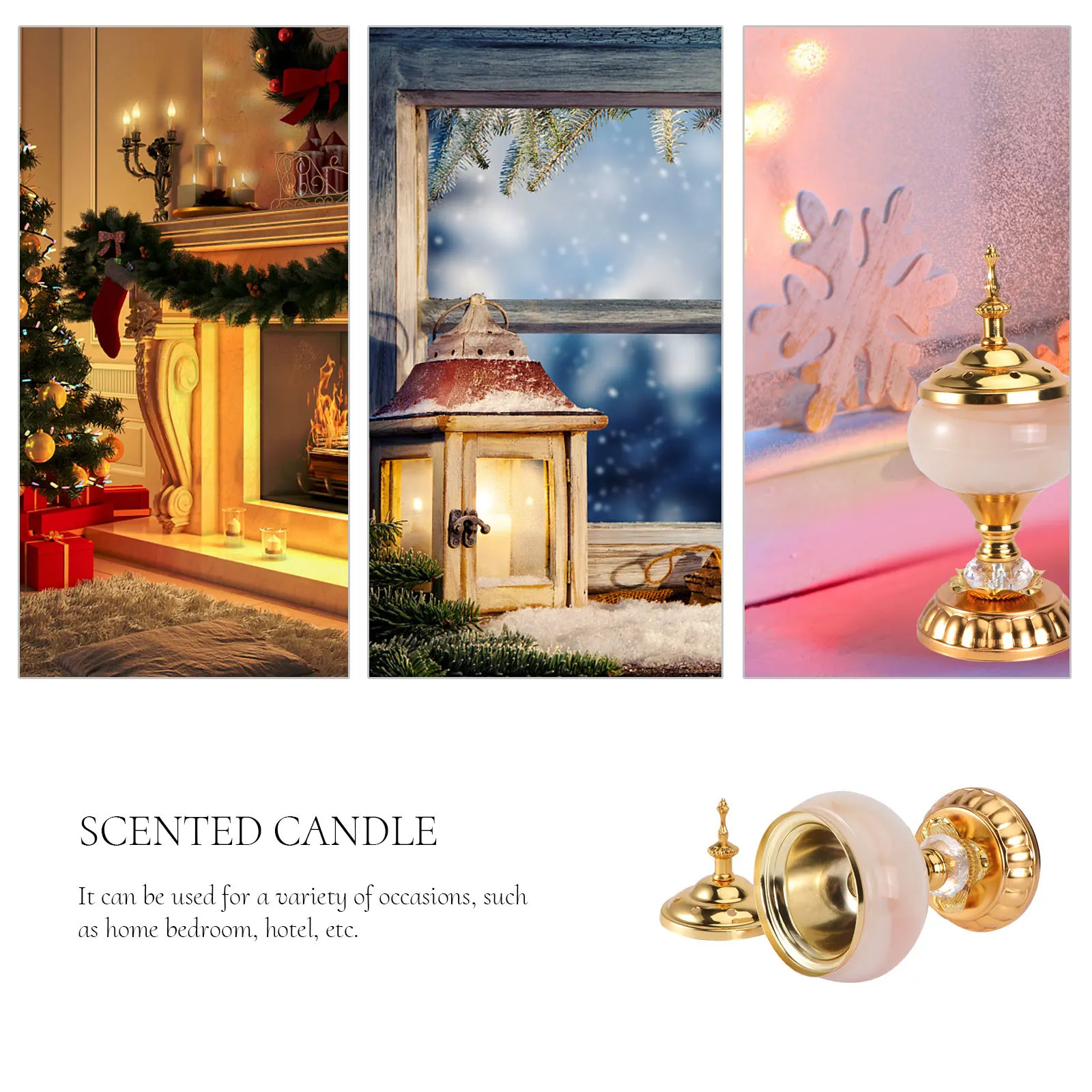 

1pc Iron Aromatherapy Furnace Compact Metal Incense Burner For Home Office Bedroom Aroma Stove Indoor Holder Decorative