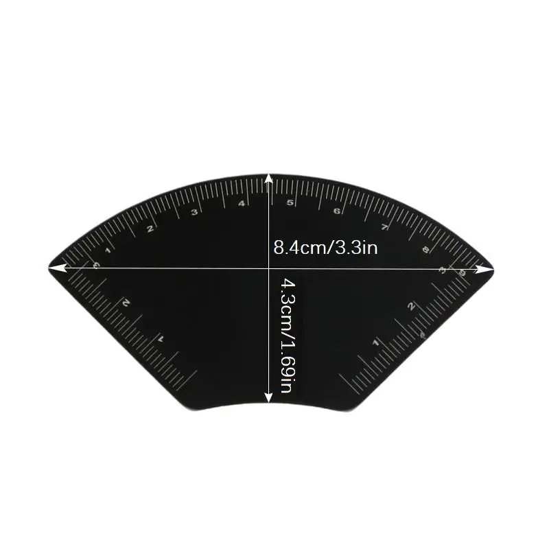 Desenho rápido sobrancelha design régua microblading ferramenta de mapeamento moldar maquiagem permanente desenho guia régua tatuagem suprimentos reutilização