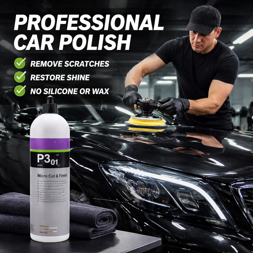 P3.01 Micro Cut & Finish polish compound 1L– Swirl & Scratch Remover for All Paints