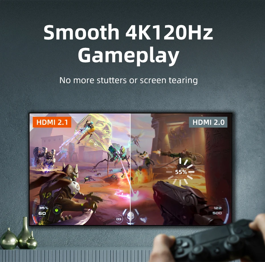 CABLETIME Mini-HDMI-Adapter Mini/Micro HDMI auf HDMI-Adapter 8K 60Hz für Raspberry Pi ZeroW Camcorder Laptop HDMI Mini-Adapter – Detail 14