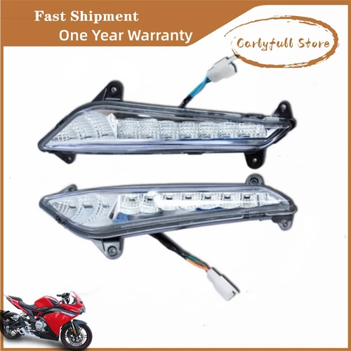 Imagen 1 del producto Luz indicadora de giro lateral para guardabarros delantero de motocicleta Loncin Voge LX300RR 300RR GP300, 1 unidad