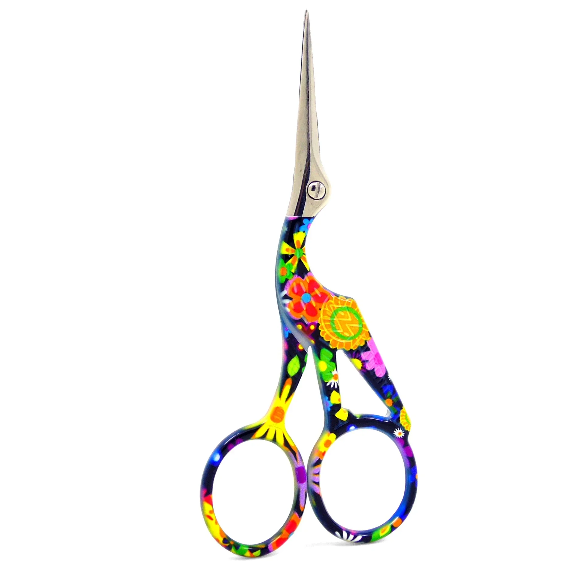 115mm Vintage Durable Stainless Steel Scissors Art Stork Scissors DIY Sewing Tailor Knife Tools Home Office Accessories