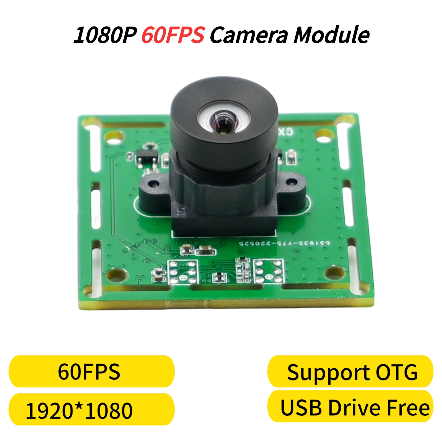 60fps USB Camera Module 1080P,1920x1080,SC200AI,2MP,2 Megapxiel Webcam,UVC Compatible Plug And Play,For Windows/Linux/Android