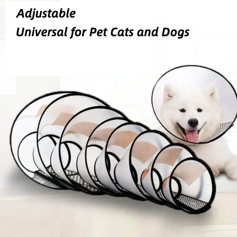 

Pet Anti-Bite Lick Surgery Wound Healing Cat Dogs Health Medical Circle Pet Protective Collar Dog Neck Cone Recovery Collar