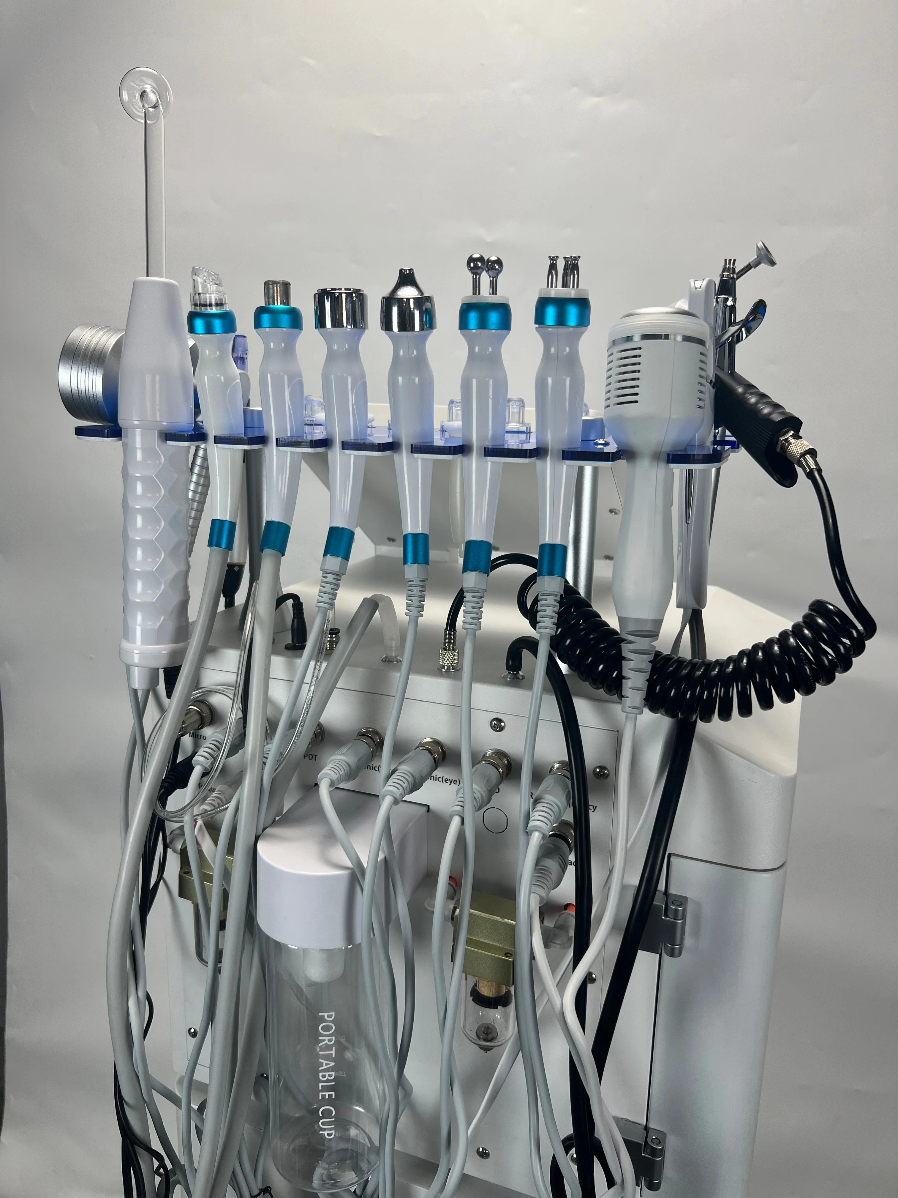 DDP by Air HFX Desktop 14 in 1 Skin Care Hydrodermabrasion Black Head Acne Removal Aqua Peeling Face Moisture Device