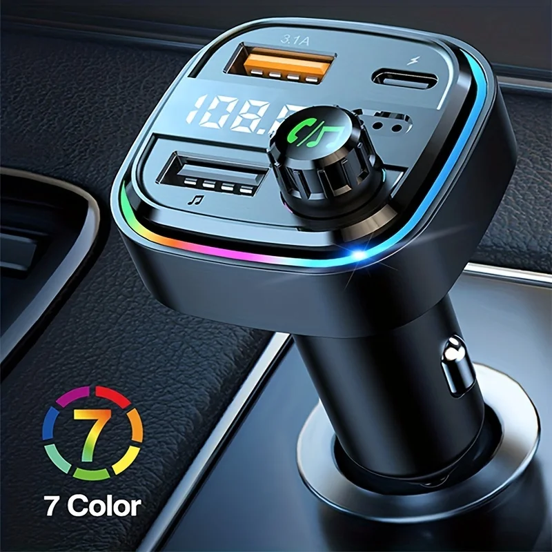 Fast Charging BT Car MP3 Player - Stream Music and Charge Your Devices on The Go Car Usb Charger  Battery Charger 12v