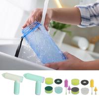Electric Scrub Brush Rechargeable Floor Scrubber Handheld Automatic Cup Washing Brush For Baby Bottles Sink Shower Window
