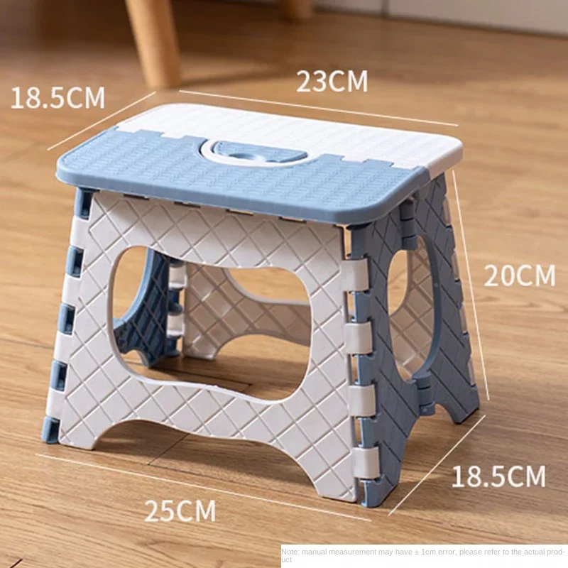 Large Size Thickened Fold Folding Stool  Outdoor Portable Folding Stool Folding Stool Lightweight Fishing Folding Stool Children