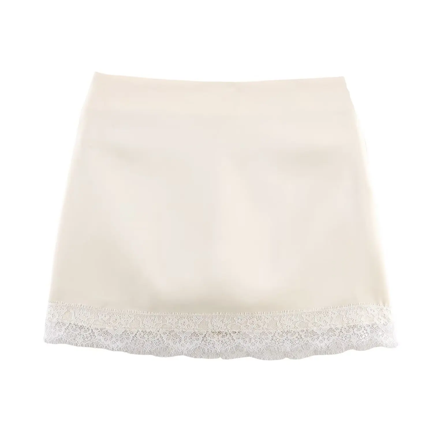 BSAY Modische Hosenröcke Frühling Sommer Neue Damen-Rockhose mit Spitzenbesatz Hohe Taille A-Linie Kurzer Rock Schicke Damen-Streetwear Culottes – Detail 3