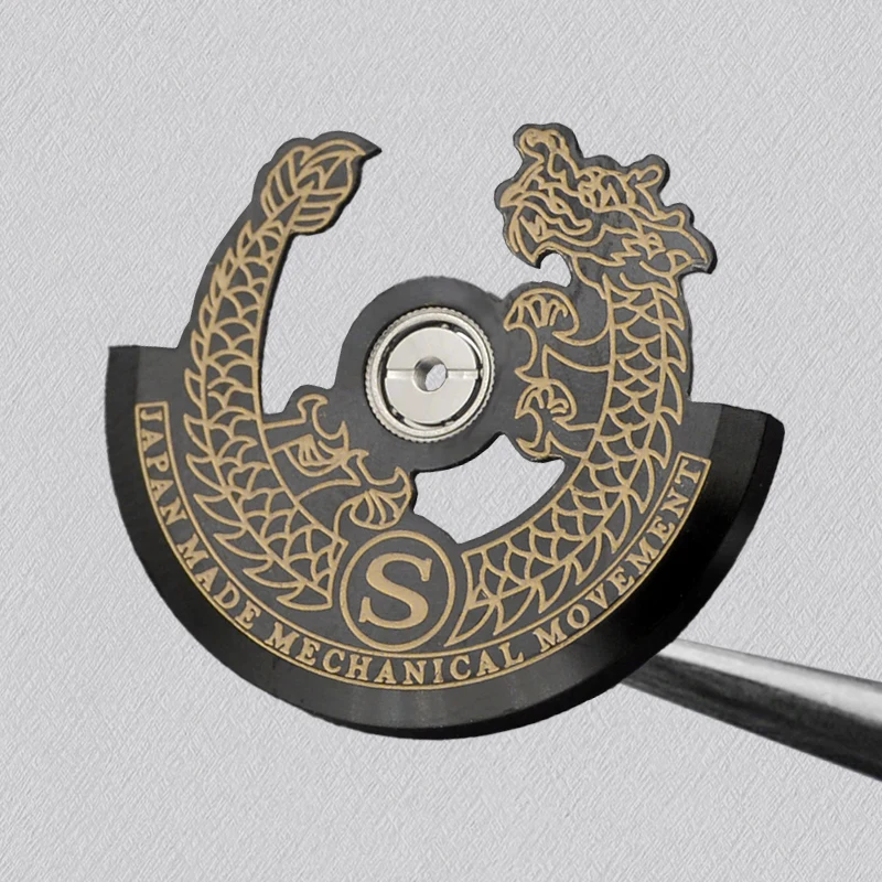Dragon Icon NH34 NH35 NH36 NH38 NH70 Movimento dell'orologio Rotore automatico a martello Adatto al movimento Seiko Parti di riparazione del peso del pendolo