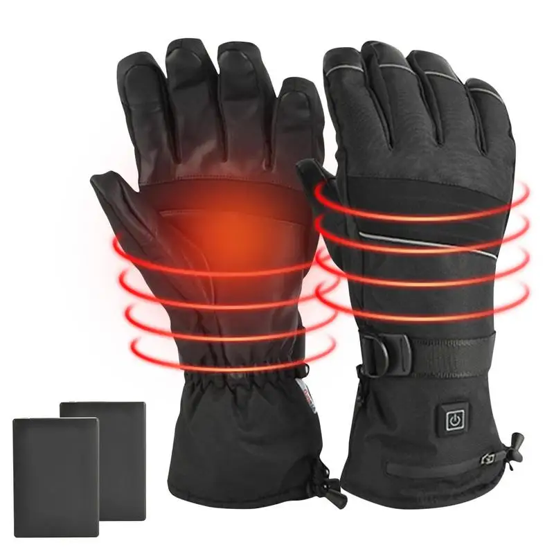 

Electric Heating Gloves 5000mAh Hot Thermal Gloves Winter Hand Warmers Multifunctional Motorcycle Heating Gloves Sensitive