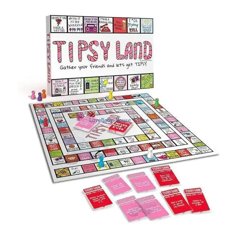 BX0D Friend Gathering Party Game với thẻ uống nhiều nhiệm vụ và thử thách khác nhau