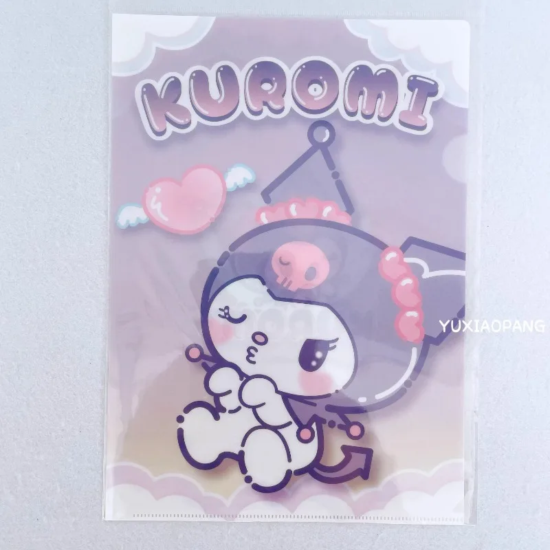 Sanrio personaggio Kisses Series Limited A4 foglio singolo cartella singola inserti Kuromi Hangyodon TuxedoSam Usahana Anime peluche