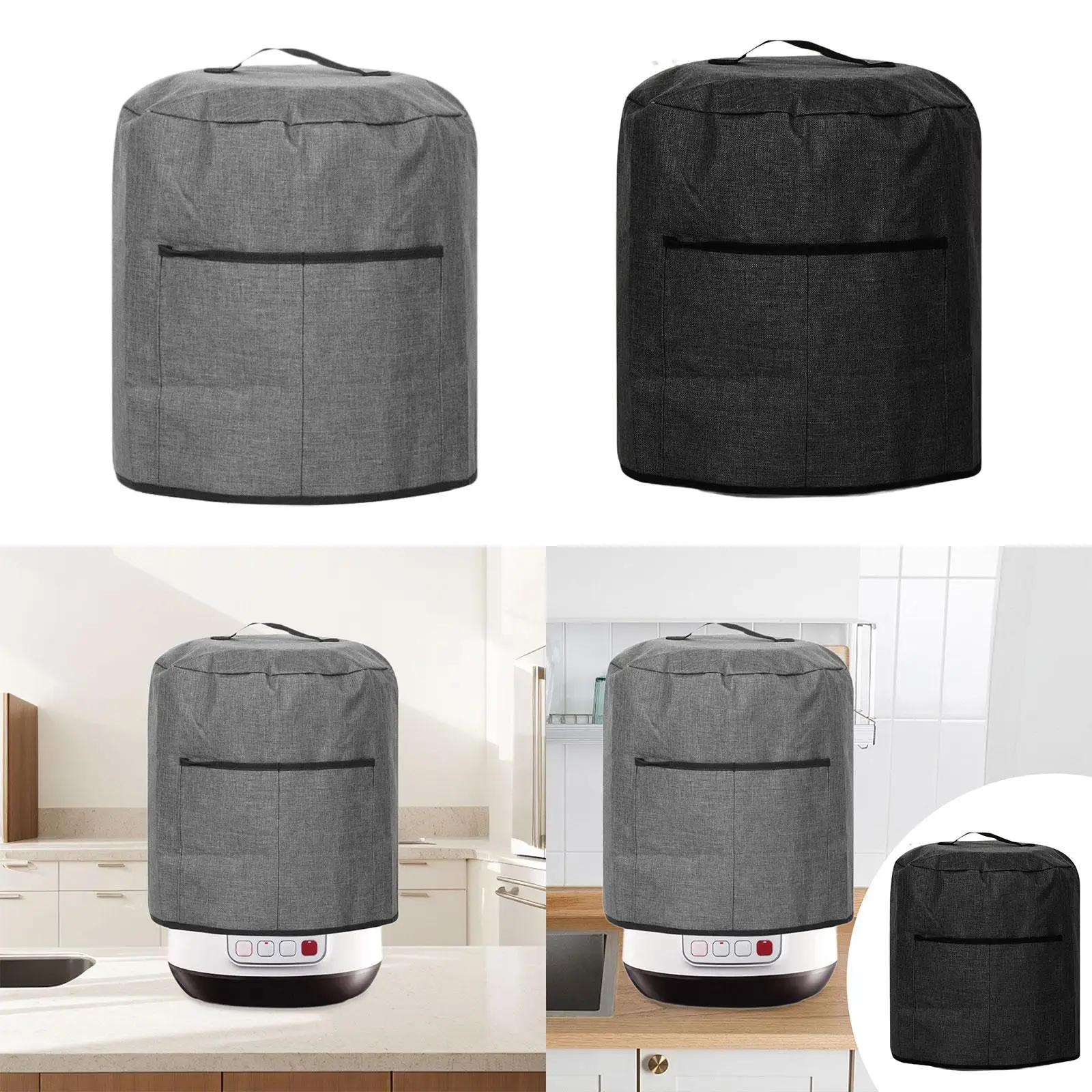 Air Fryer Cover Air Fryer Dust Cover Multifunction Household with Pocket Appliance Dust Cover for Soup Pot