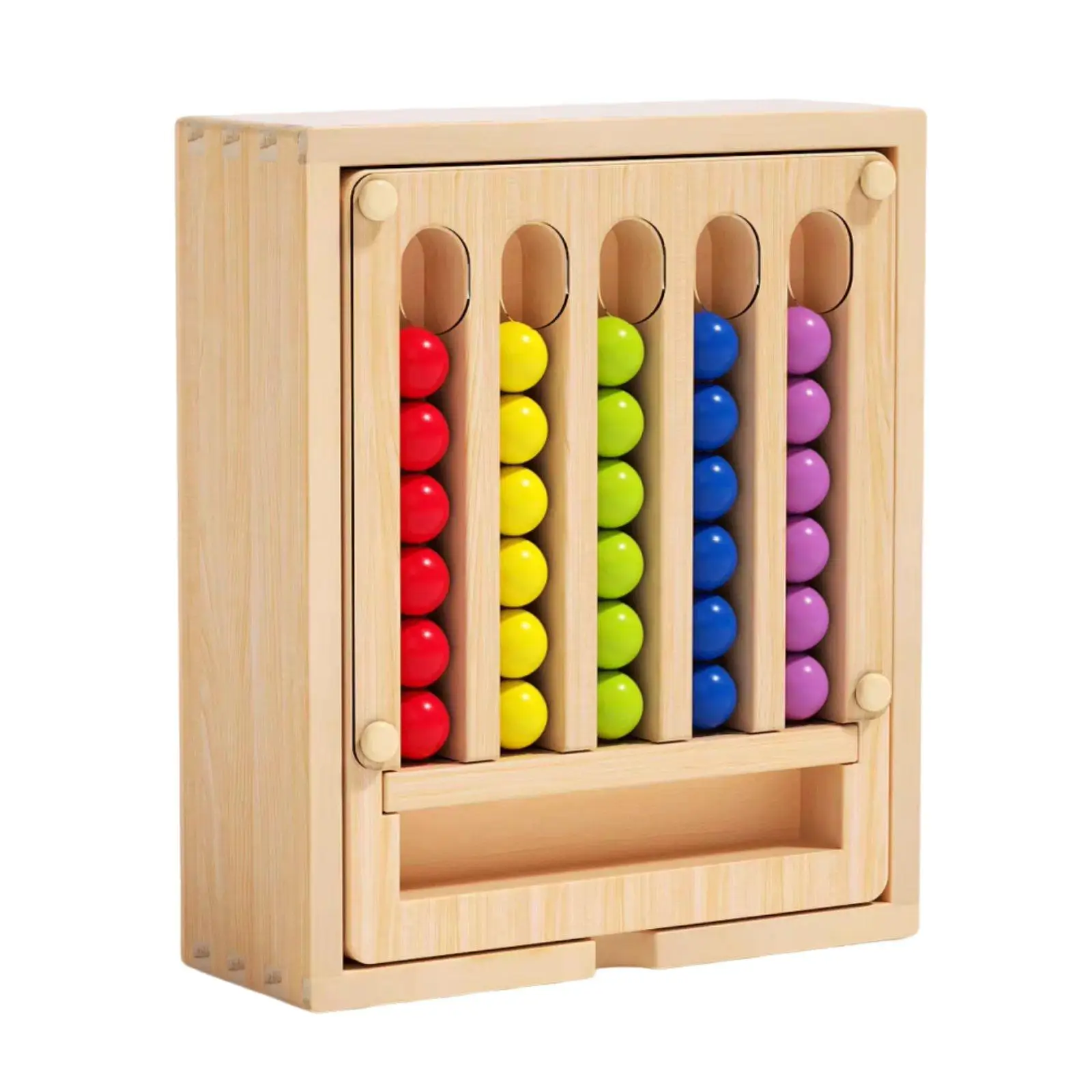 child-centered-color-sorting-game-concentration-training-bead-clipping-toy-set-parent-child-interaction-wooden-bead-sorting-box