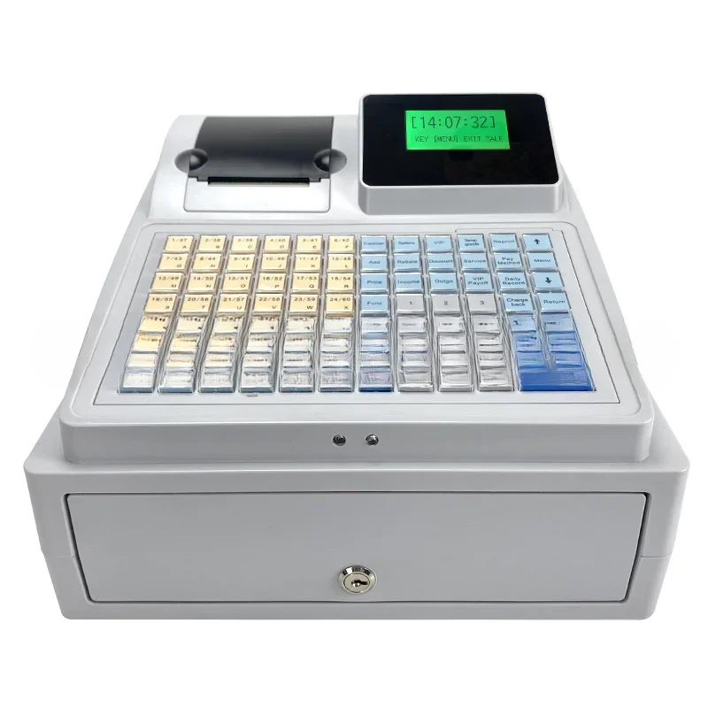 For C-50 Desktop USB Electronic Cash Drawer POS Cash Register 8V Multifunctional Catering Cash Register for Supermarket