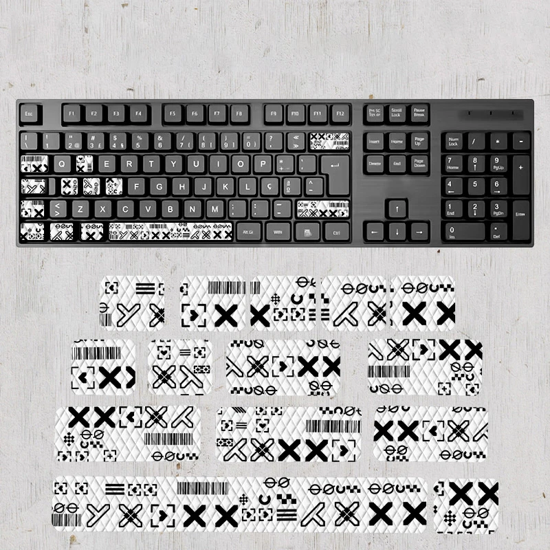 Antislip Mechanische Keyboards Keycap Sticker Voor Universele Keyboards Gamer Slijtvaste Pc Desktop Laptop Gaming Accessoires