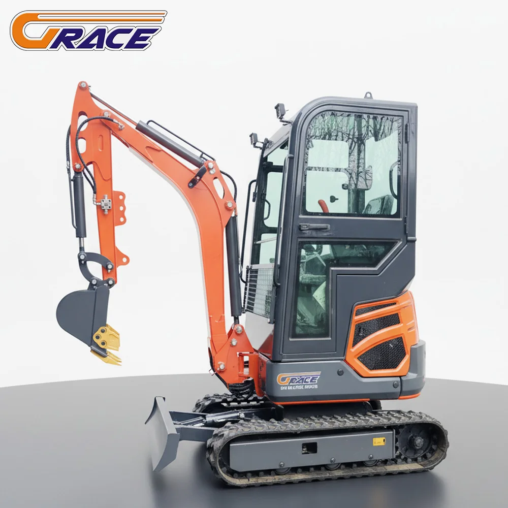 

High-Quality EPA Excavator Kubota Engine Mini Digger Tracked Mini Excavator for Commercial Landscaping Use Customized
