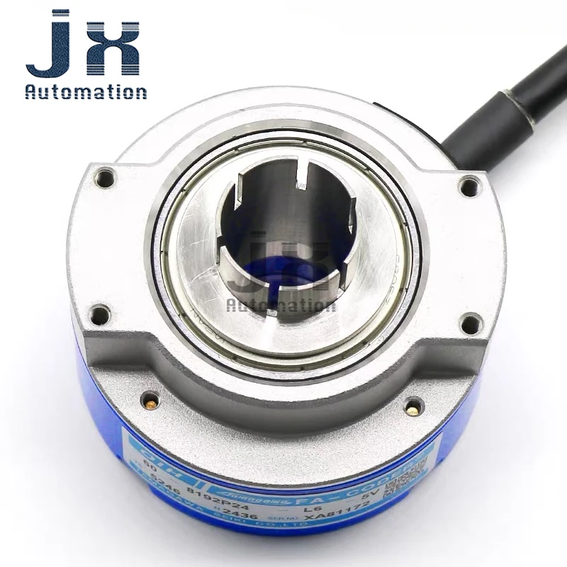 Original Optoelectronic Incremental Hollow Shaft Rotary Encoder OIH60-8192P24-L6-5V TS5246N2436 for Hitachi Elevator Parts