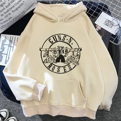 Guns n Roses hoodies male printed Ulzzang Korea printed men pullover hoody printed