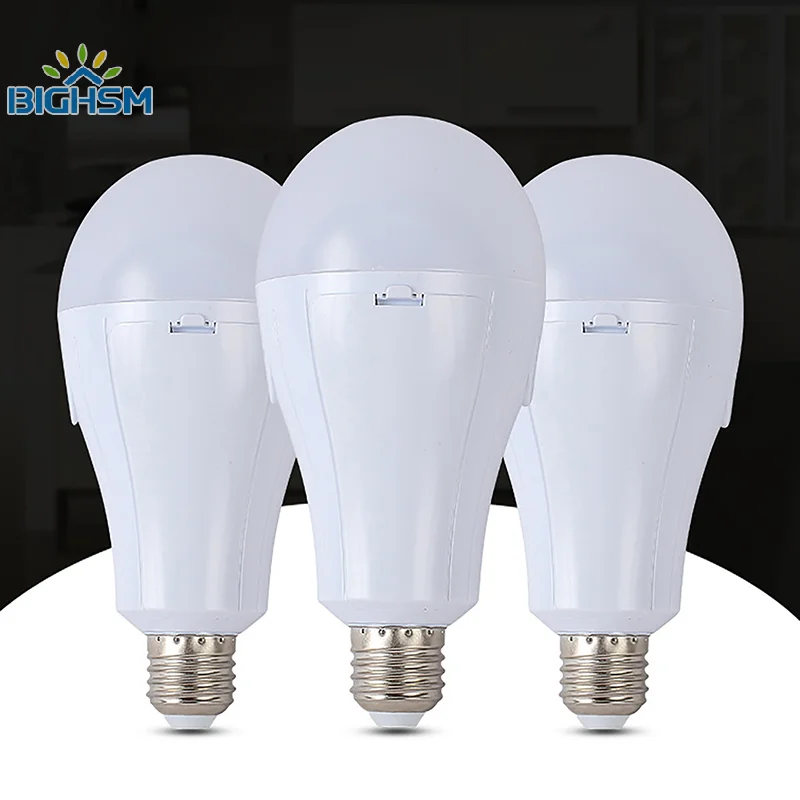 9W LED Emergency Bulb With Battery Rechargeable Automatic Intelligent Light Bulbs Home Power Camping Porch Garden Lamp