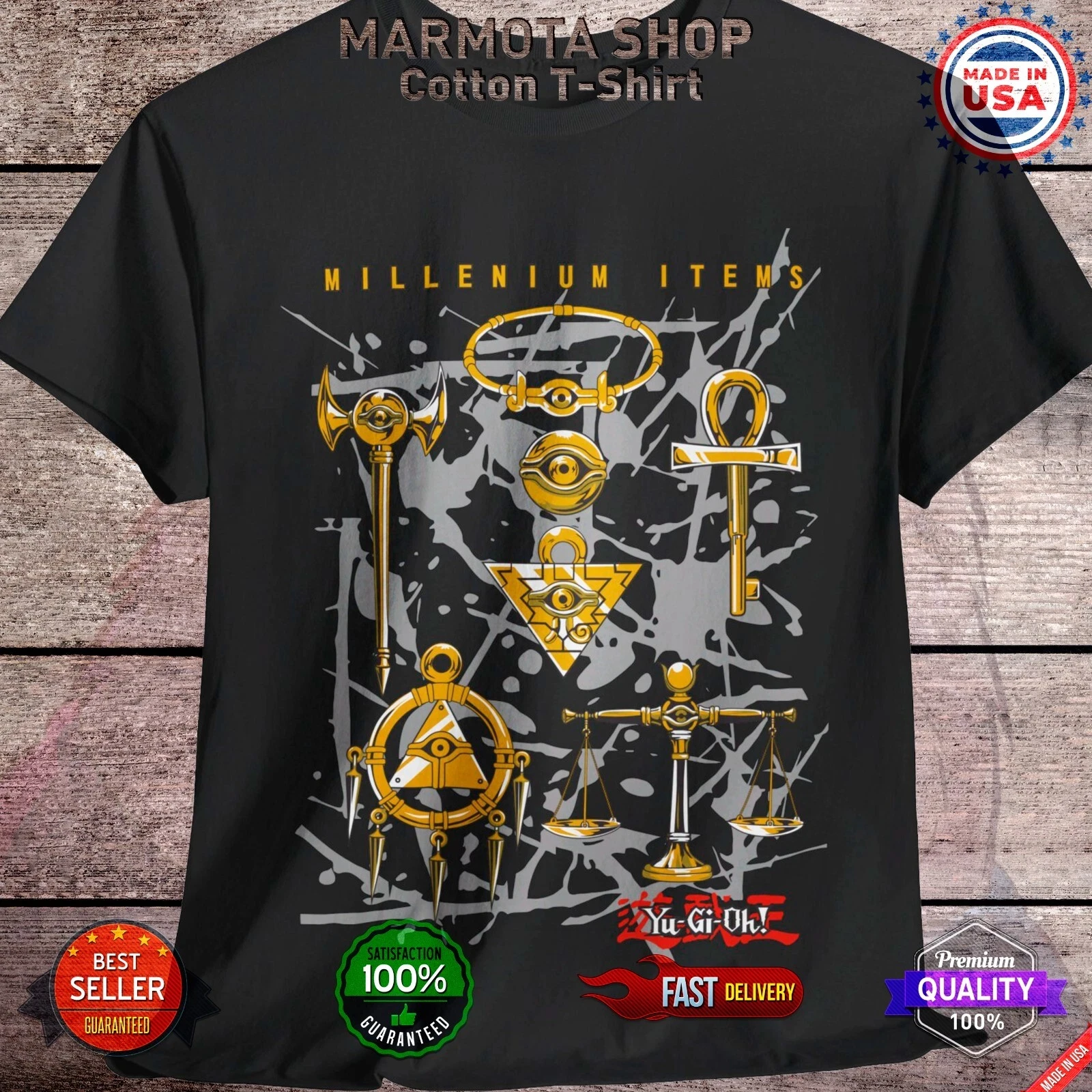 

Millenium Items T-Shirt Anime Soft Tee Shirt All Sizes 90s Unisex All Breathable Personalized Loose Cotton