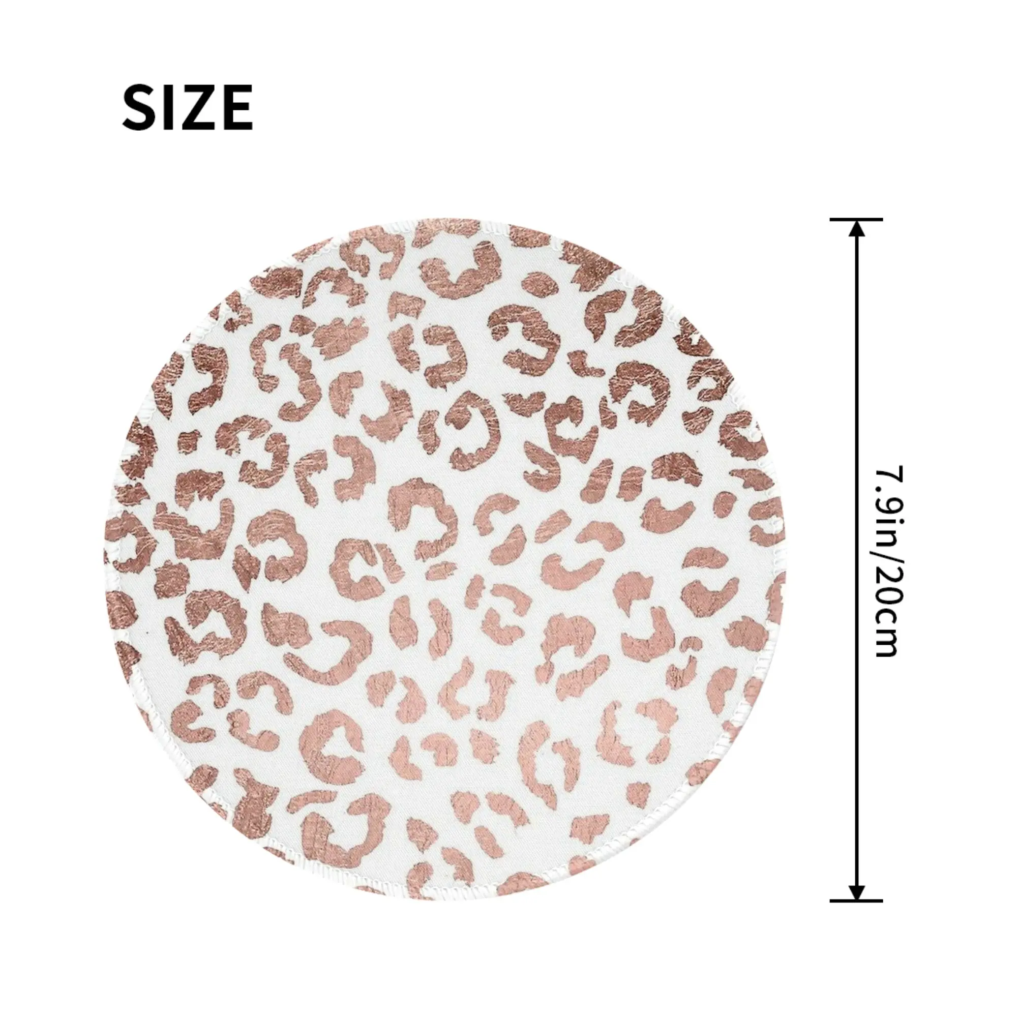 Luxurious hand drawn rose gold leopard Mouse Pad Computer Keyboard Mouse Mat Gamer Laptop Desk Mat Office Accessories Table Mats