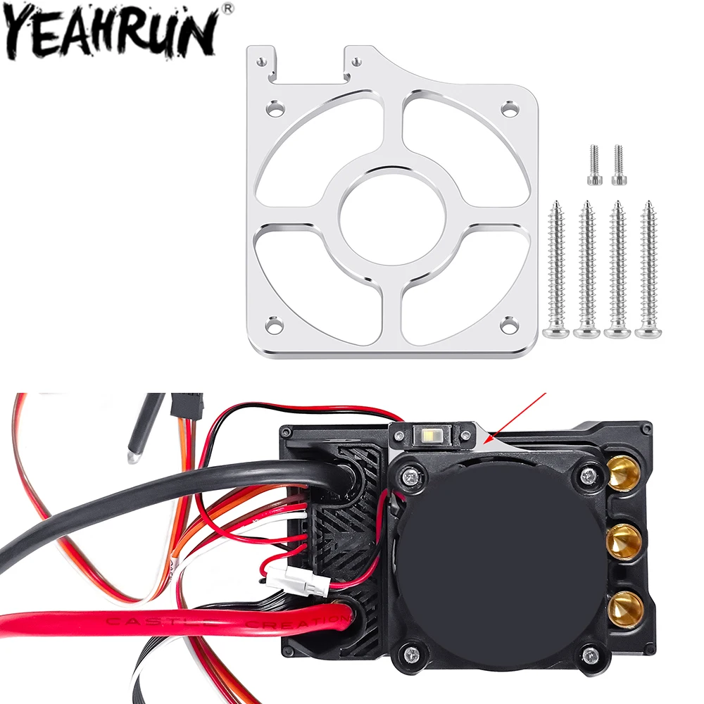 

YEAHRUN Aluminum Alloy ESC Cooling Fan Heatsink Mount for XLX2 X8S Upgrade Accessories