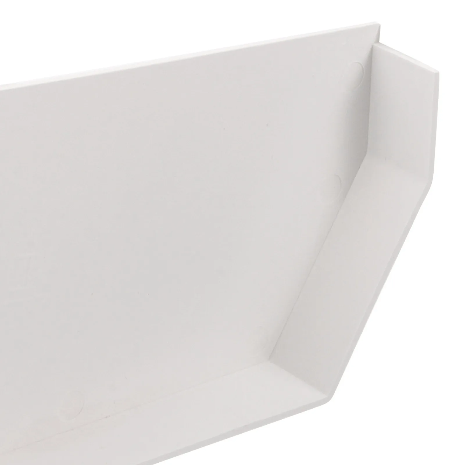 

Rain Gutter Downspout End Cap PVC Double Side End Cover Large Top Debris Filter Gutter Accessories Downspout Attachments
