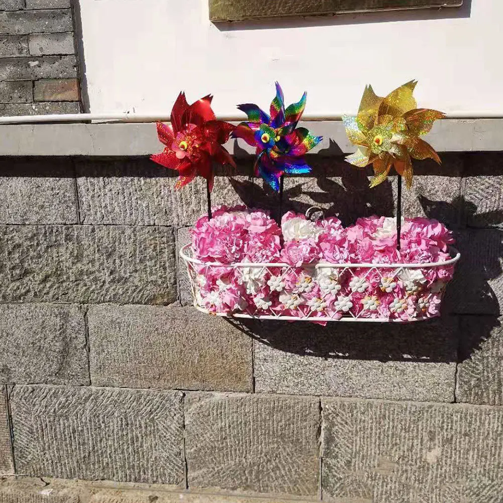 

5Pcs Reflective Windmill Bird Scarer Outdoor Waterproof Bird Repellent for Garden Yard Protection and Line Failure Prevention