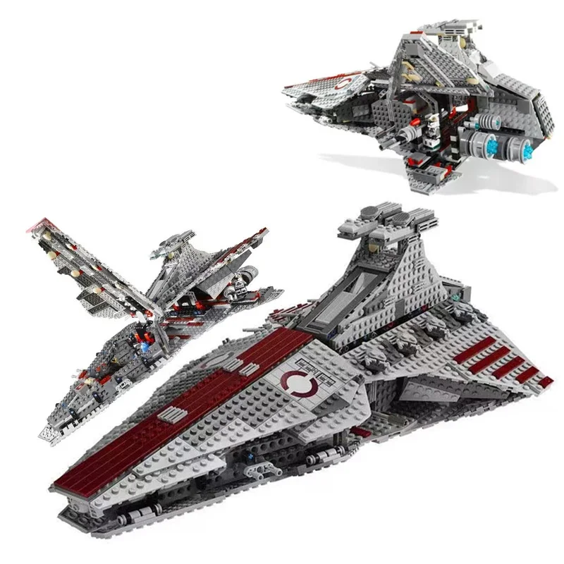 1218 PCS Set Republic Cruiser Model Compatible with 8039 19077 05042 81044 Spaceship Building Block Children's Toys