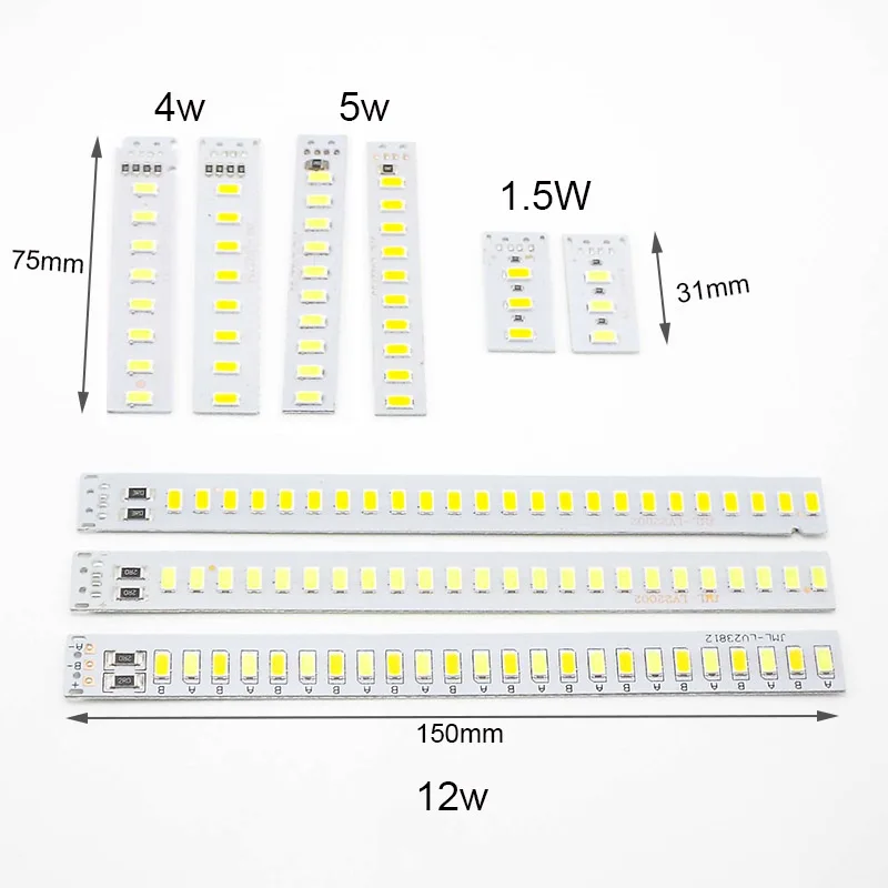 DC 5V LED 5730 SMD Chip 5W 6W 10W Surface Night Light Beads Single Color Lights Board For DIY Bulb Lamp White Warm White