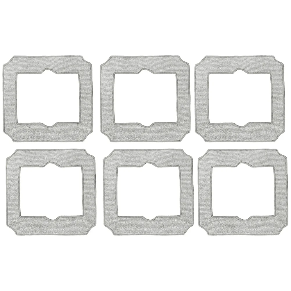 6Pcs Mopping Cloth Pad Cleaning Pad Spare Parts For Liectroux YW509 Window Cleaning Robot Rags For Home Cleaning Equipment Parts