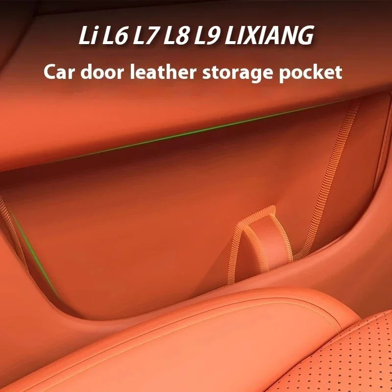 Fit For Li L6 L7 L8 L9 LIXIANG Door Side Storage Box Door Slot Pad Storage Pocket Placement Box Car Modification Decoration