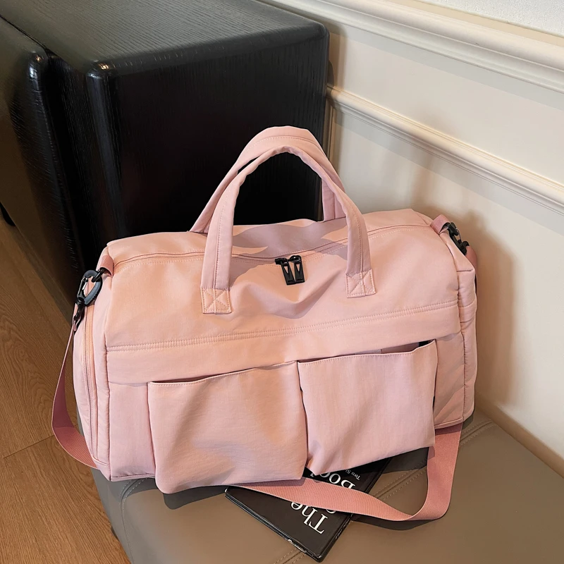 

Дорожная сумка большой емкости, портативная сумка для хранения багажа, модная сумка для спортзала и фитнеса, женская спортивная сумка через плечо для йоги