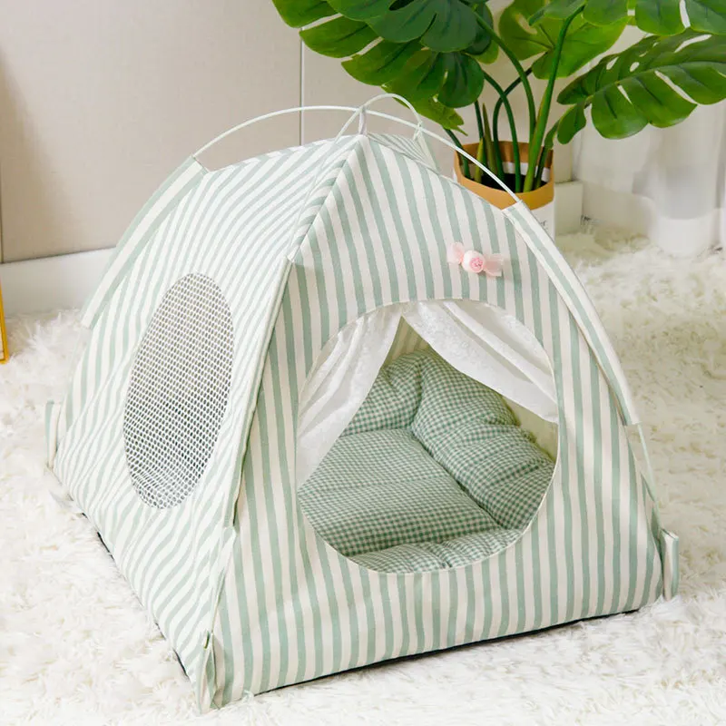 Casa de campaña para perros y gatos – Plegable, transpirable y exterior - imagen 2