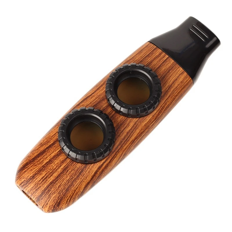 Double Hole Design Kazoo Double Membrane Kazoo Accompaniment Ukulele Guitar Violin Portable Musical Instrument