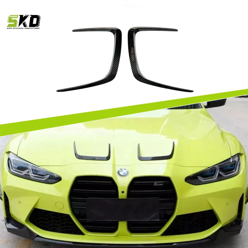 M3 G80/M4 G82 G83 X style carbon fiber bonnet trims hood cover vent