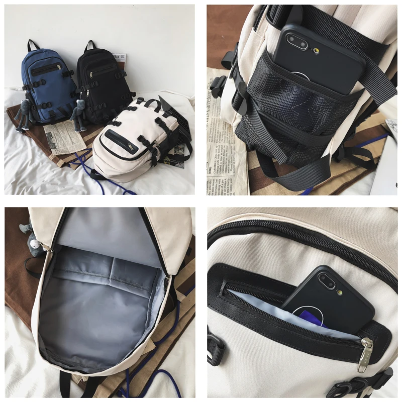 Plecak męski podróż służbowa Laptop prosty plecak zewnętrzny plecak na co dzień męski plecak o dużej pojemności Unisex Bagpack nowość