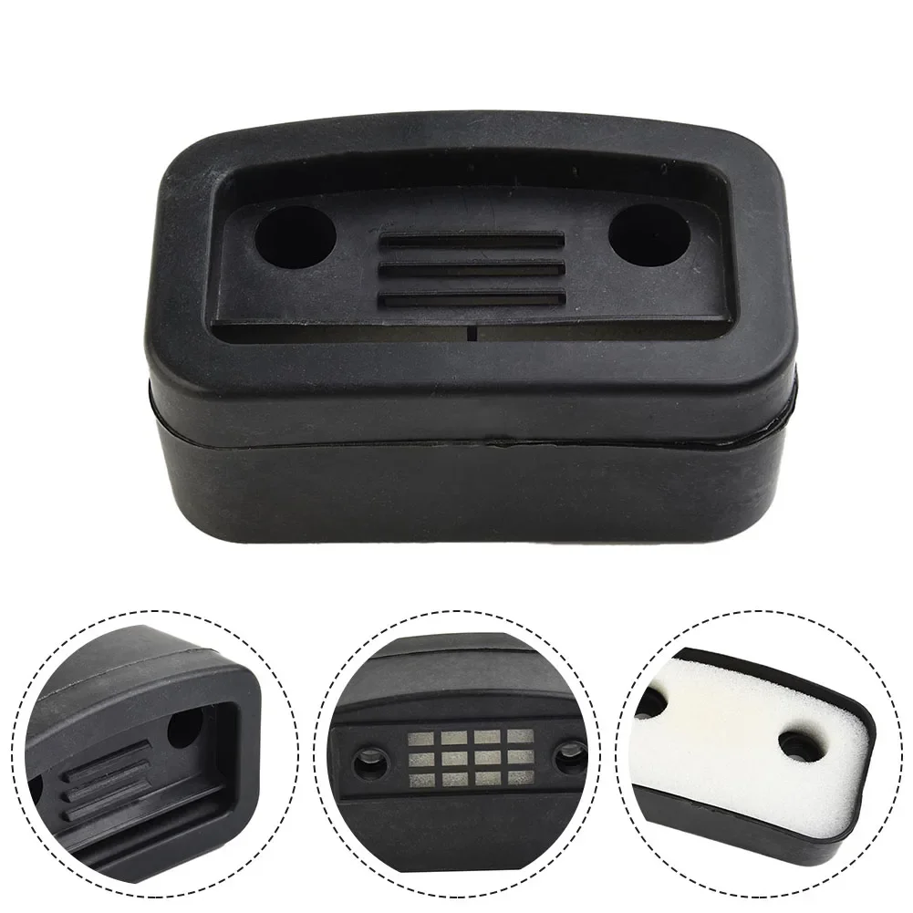 Aa65mm Air Compressor SilencerSoundNoise Muffler Intake Pump Inlet Filter Plastic Shell Square Sound Filter Pneumatic Parts