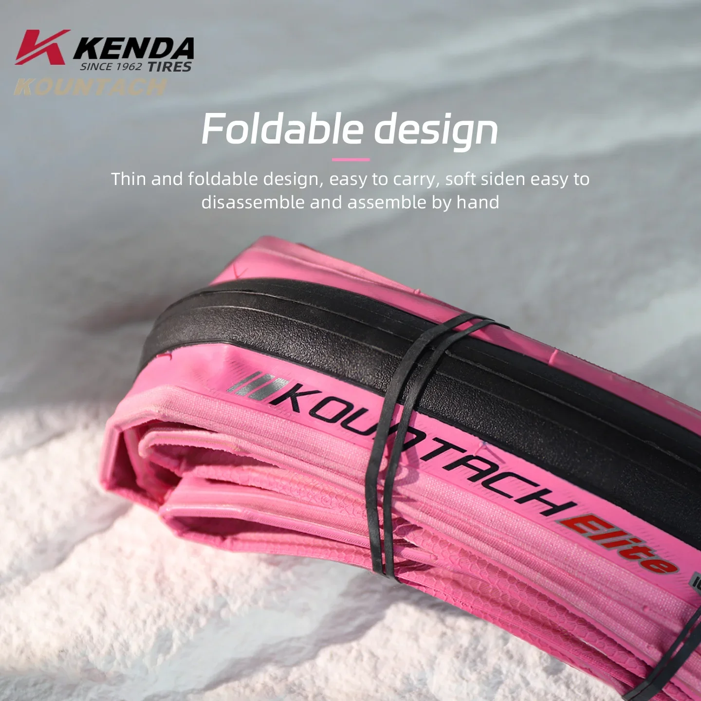 Kenda K1092 protección contra pinchazos peso ultraligero antideslizante nuevo neumático de bicicleta 700x28c Kountach Elite neumático de bicicleta de carretera plegable