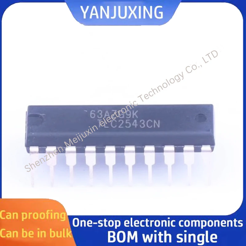 

1PCS/LOT TLC2543CN TL2543 DIP-20 Analog to digital conversion chip in stock