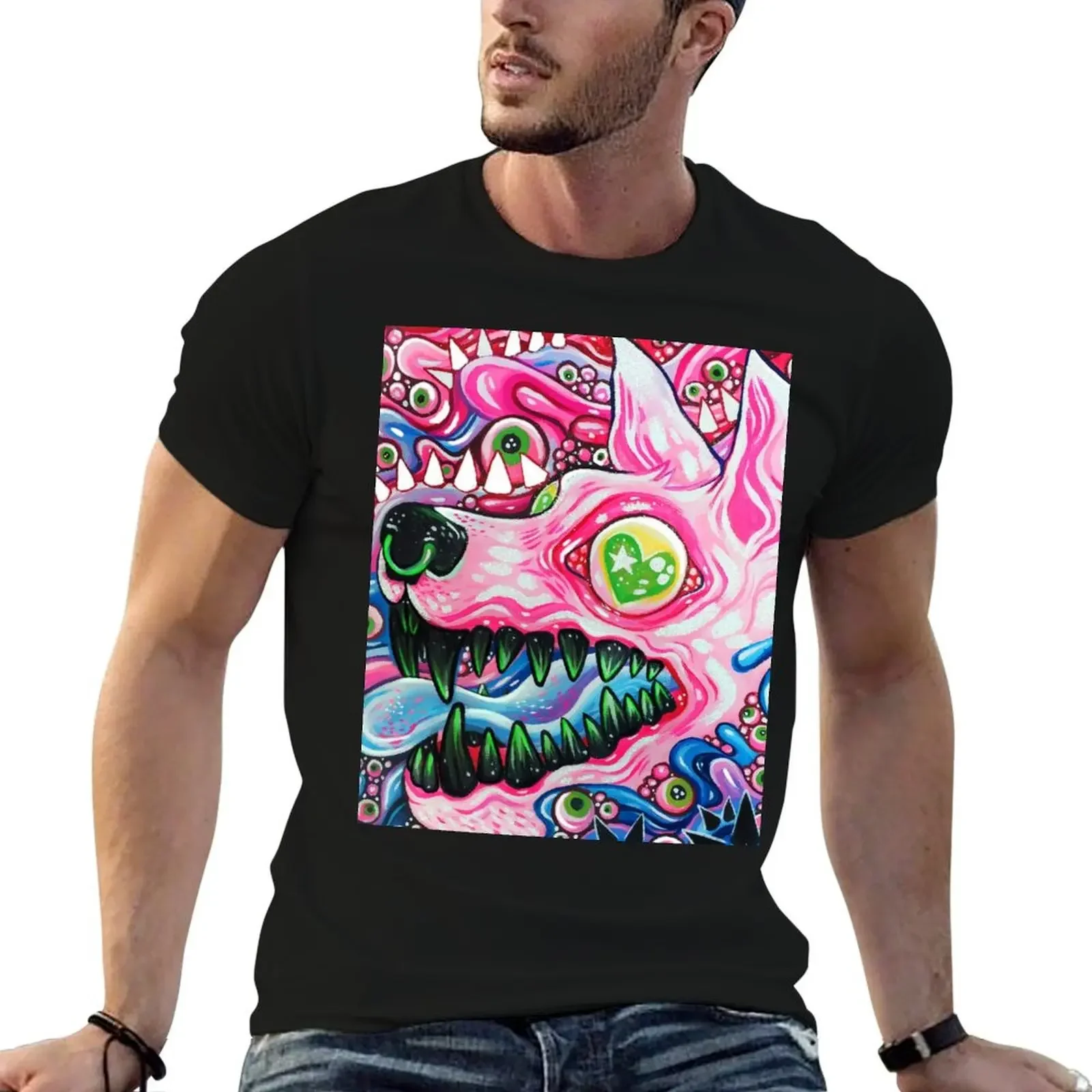 

Mini Glitterwolf T-Shirt Blouse customs T-shirts oversize vintage t shirt men