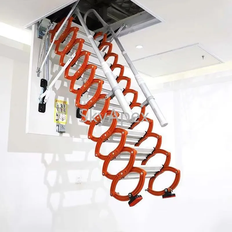 Household Aluminium Ladder Multifunctional Best Folding Ladder Anti-Slip Sturdy Lightweight Space-Saving Indoor Outdoor Cleaning
