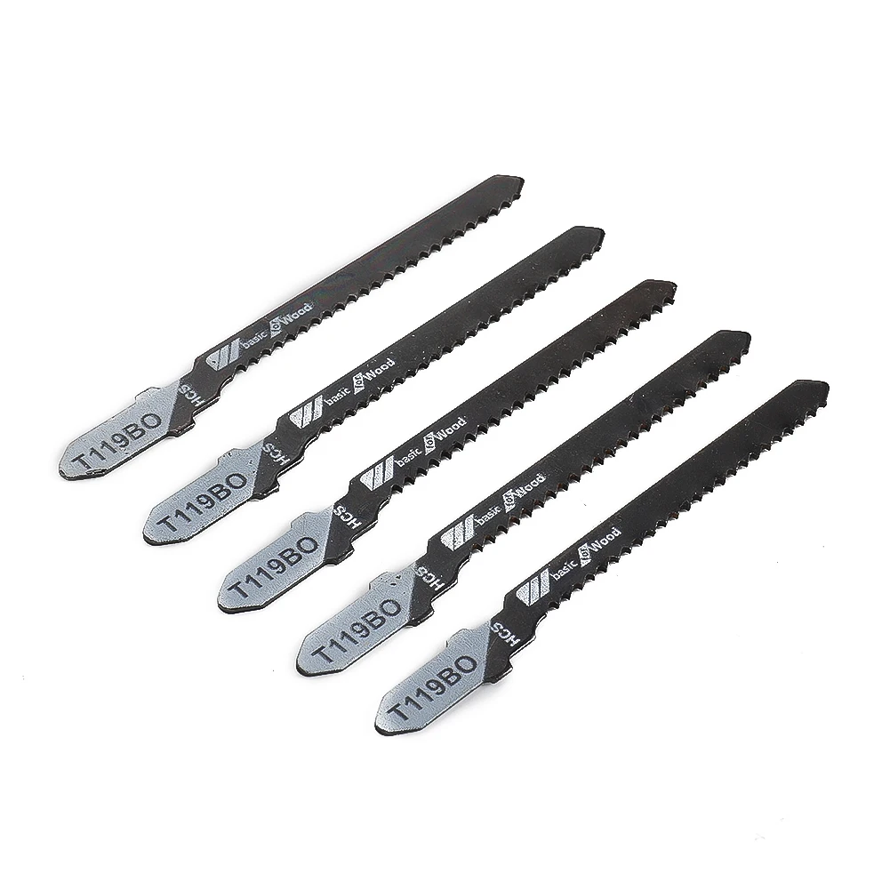 Set Blades hack saw Kit Garden Jigsaw Metal Saw Saw Blades 5 PCS Cutting Tool Hack Saw Home 12TPI HCS T-Shank Home & Garden