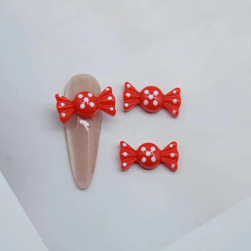 20pcs الملونة كاندي مسمار سحر مانيكير DIY الفن نصائح الديكور الحلو فراشة مسمار الراين