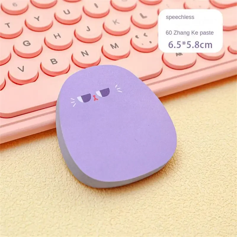 60sheets Sticky Notes Cute Cartoon Colorful Memo Pad Ins Kawaii Stationery Posted Tabs Its Memo Message Paper School Supplies