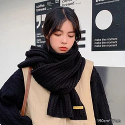 Korean Adult Scarf Autumn/Winter Fashion Versatile Women's Flower Grid Scarf Trendy Female Student Warm Scarf