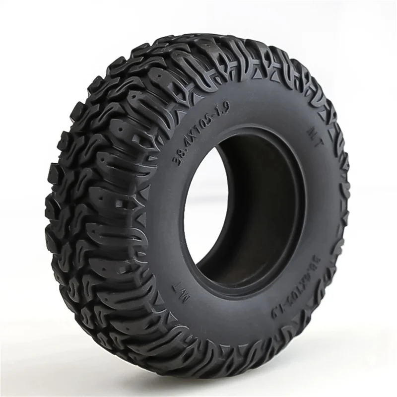 

8PCS 105MM 1.9 Rubber Tires Wheel Tyres For 1/10 RC Crawler Car Traxxas TRX4 RC4WD D90 Axial SCX10 II III Redcat MST